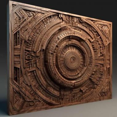 Patterns and decorations stl prismatic 2 3d model